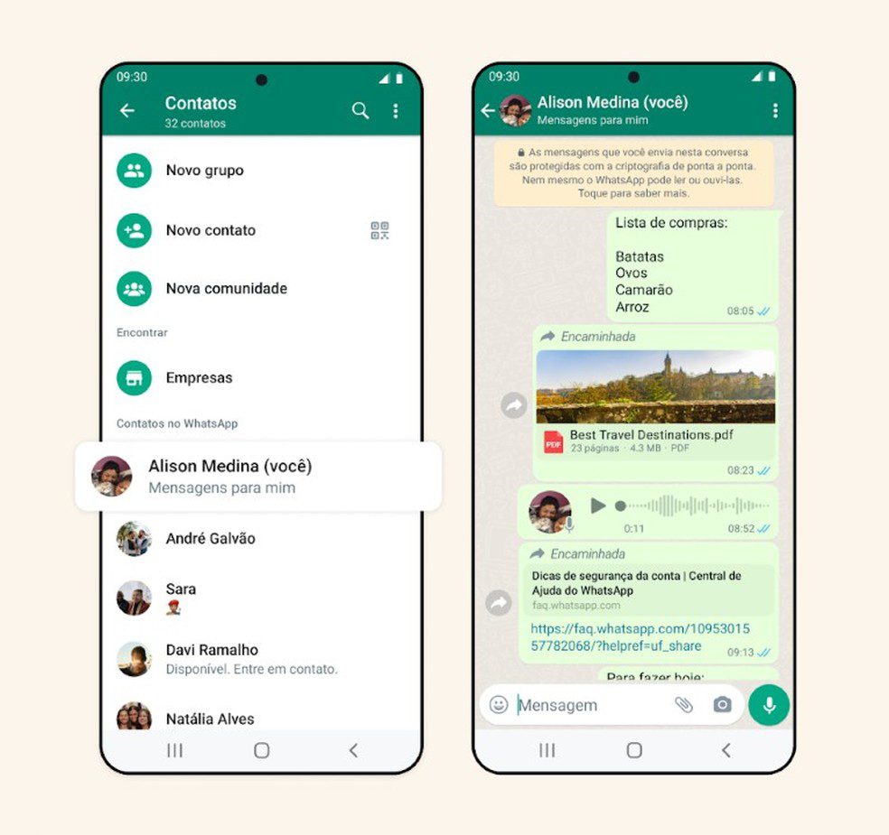 Whatsapp Cria Atalho Para Você Conversar Consigo Mesmo Veja Como Usar Revista Atenção 7634