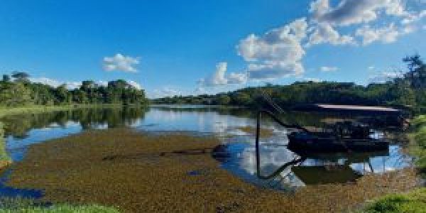 Lagoa de Captação do Batalha apresentava bom nível ontem. Crédito: Aceituno Jr