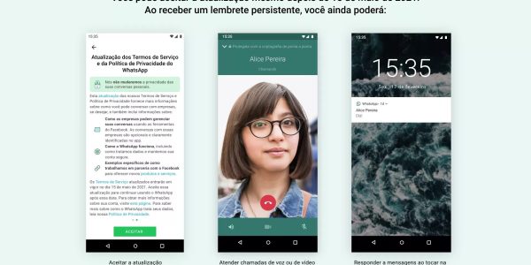 Novas políticas do WhatsApp mudam a privacidade em conversas com negócios
Foto: WhatsApp/Reprodução