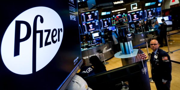 Ações da Pfizer e da BioNtech subiram após empresa divulgarem dados adicionais promissores sobre vacina contra Covid-19
Foto: Brendan McDermid-29.jul.2019-Reuters