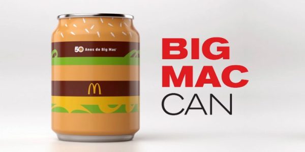 Big Mac faz 50 anos e ganha lata de Coca-Cola - Clube das Comadres