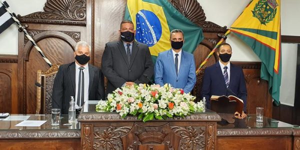 Mesa Diretora para o Biênio 2021-2022: Pastor Bira (primeiro secretário); Ricardo Cabelo (presidente); Markinho Souza (vice-presidente); e Pastor Edson Miguel, segundo secretário