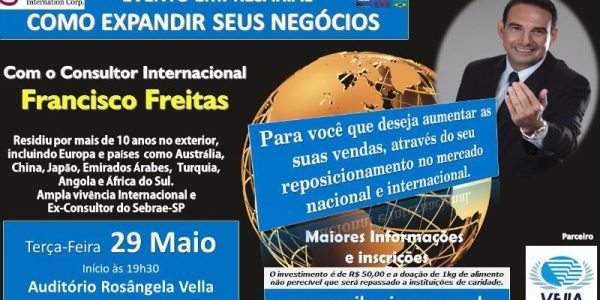 Palestra dia 29 para empresários, empreendedores, gestores e líderes - Inaugurando em Bauru3