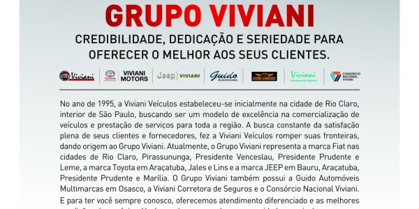 anúncio revista ATENÇÃO - Grupo Viviani - 20,5 x 28 cm