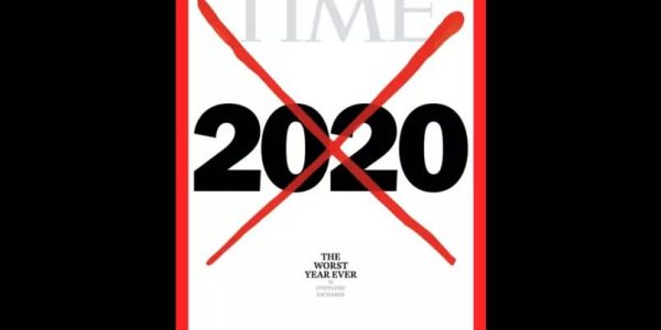 Capa da revista Time desta semana diz que 2020 foi o pior ano de que se tem notícia
Foto: Reprodução