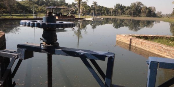 Lagoa de captação de água  do DAE no rio Batalha, 
ETA