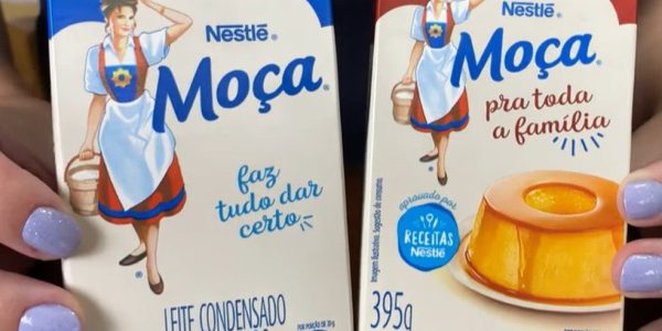 Os dois tipos de produtos lácteos vendidos pela Nestlé Brasil que gerou notificação do Procon-SP — Foto: Reprodução/Youtube