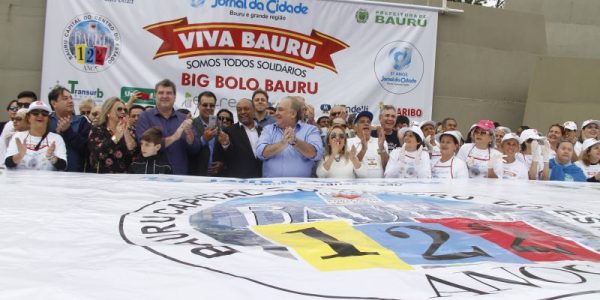 Dia do aniversário da cidade - Viva Bauru. 01/08/2018
Big Bolo