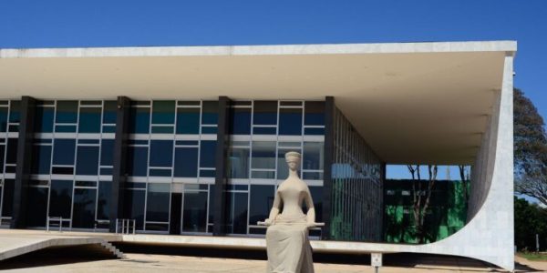 Fachada do edifício sede do Supremo Tribunal Federal - STF